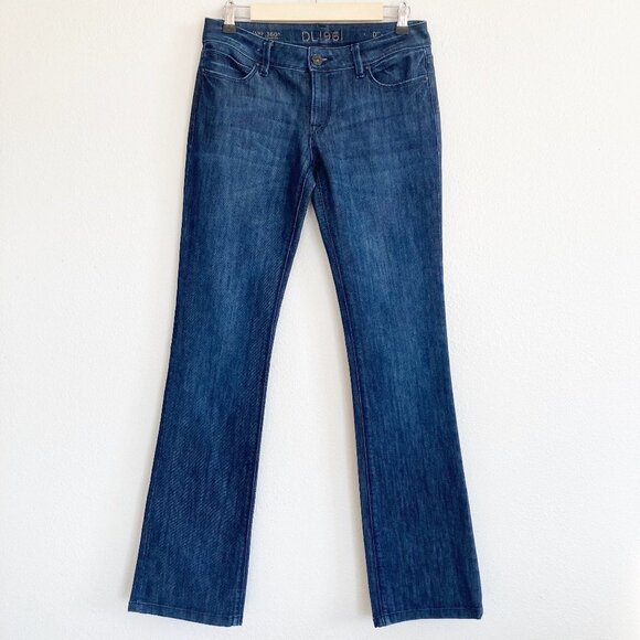 DL1961 Cindy Slim Bootcut Jeans Rhythm Medium Wash - Picture 1 of 10